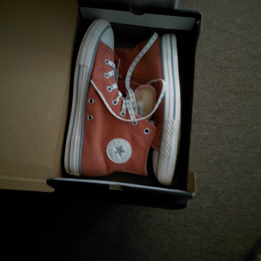 Converse Kids Coral High-Top Sneakers